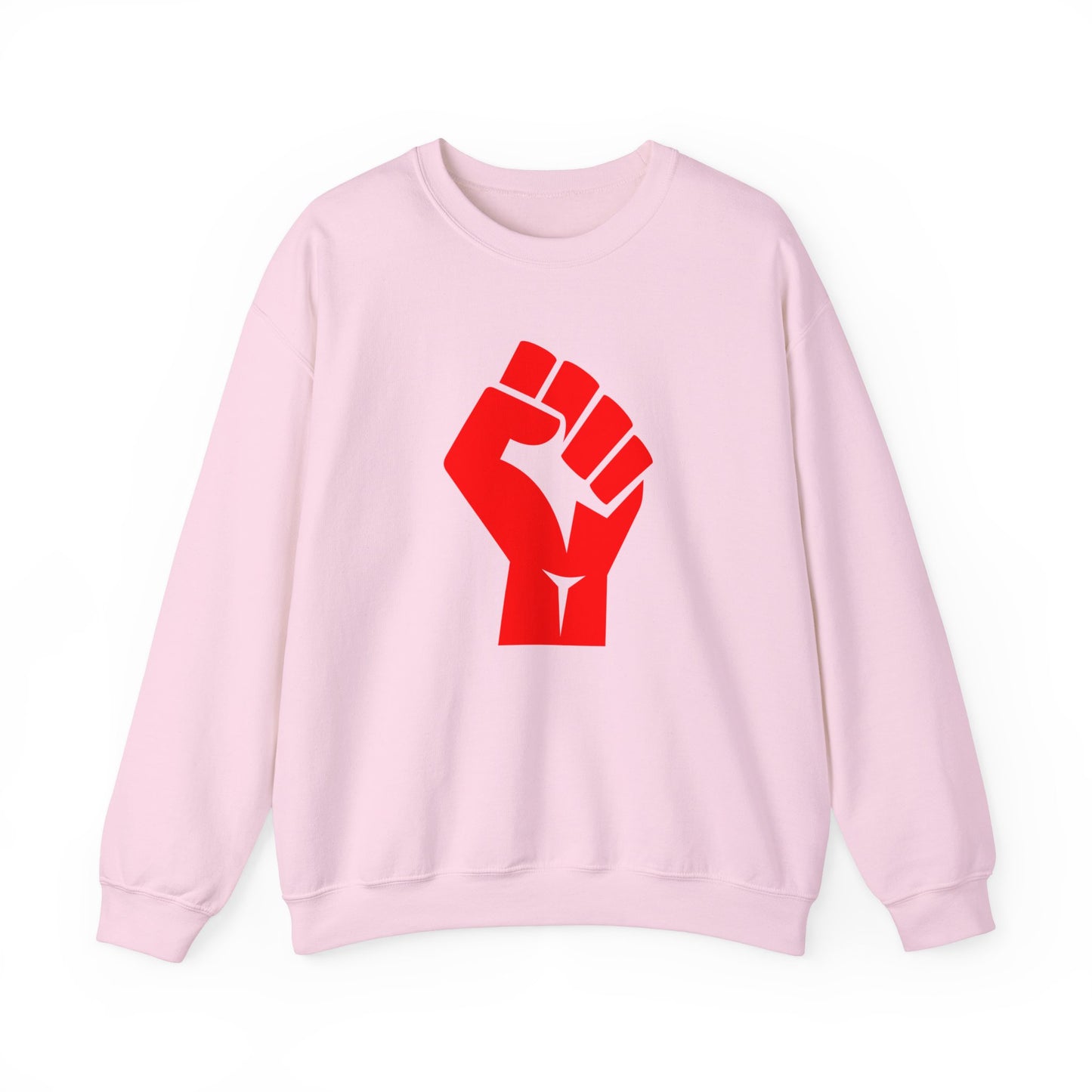 Leftist Solidarity Red Fist Socialist Communist Unisex Heavy Blend™ Crewneck Sweatshirt