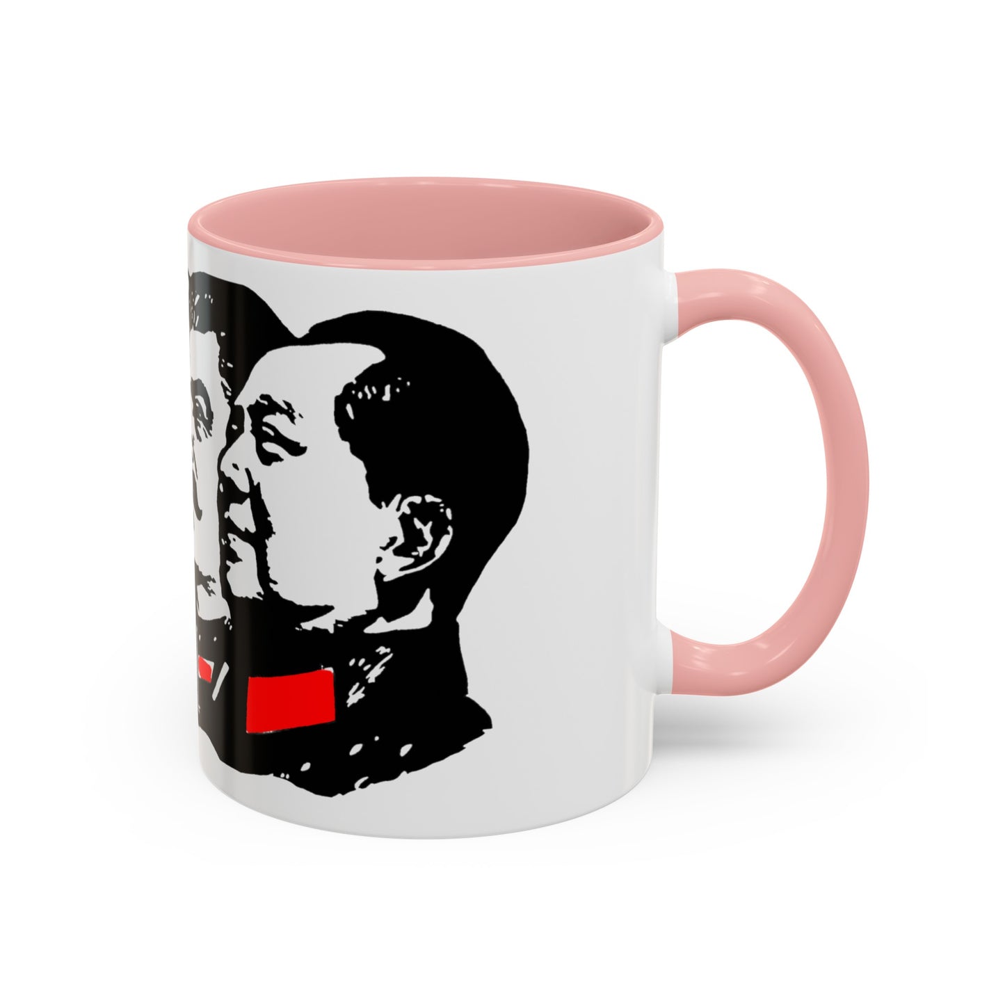 Marx Engels Lenin Stalin and Mao Communist Marxist Accent Coffee Mug