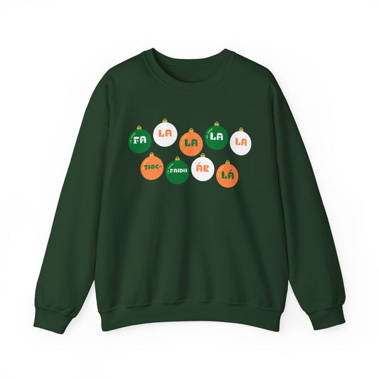 Irish Republican Army Tiocfaidh ár lá United Ireland Sweatshirt Deck The Halls Baubles Christmas Sweater