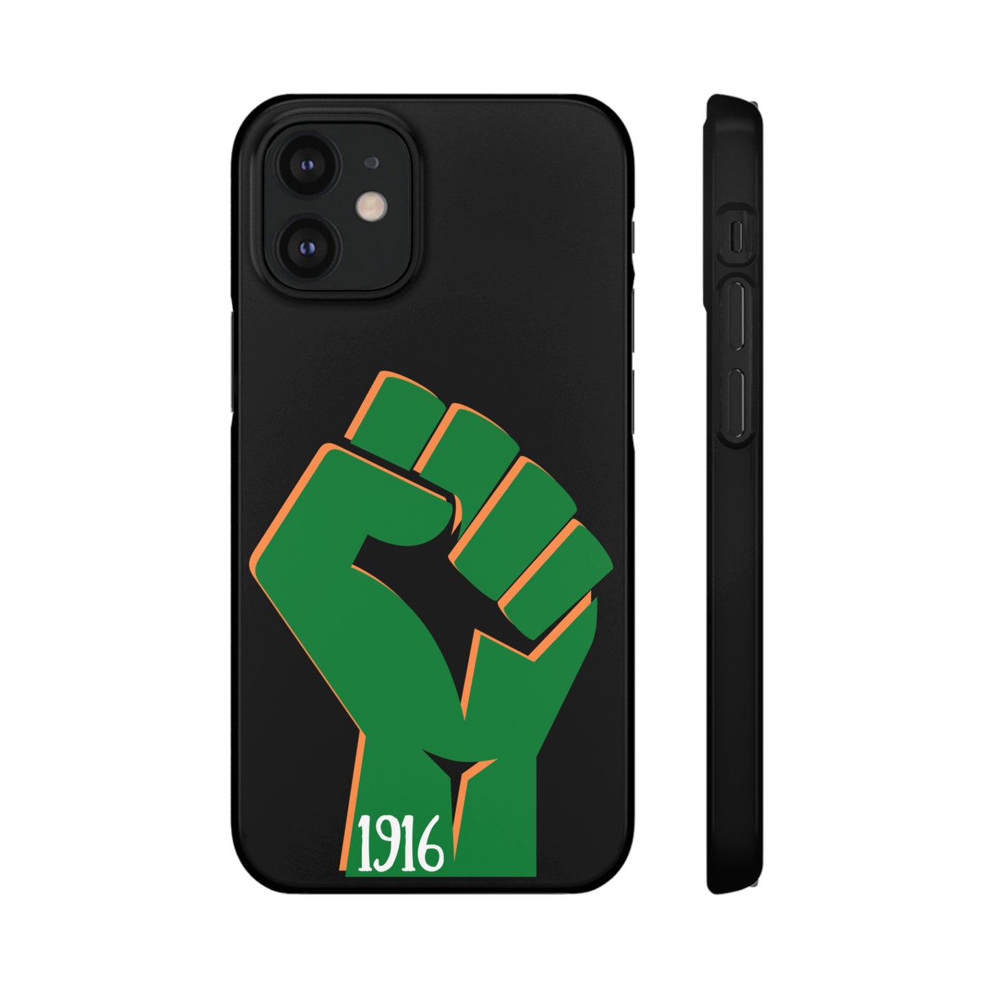 Irish Flag Fist Tricolour 1916 Easter Rising IRA Commemorative iPhone and Samsung Galaxy Snap Phone Cases