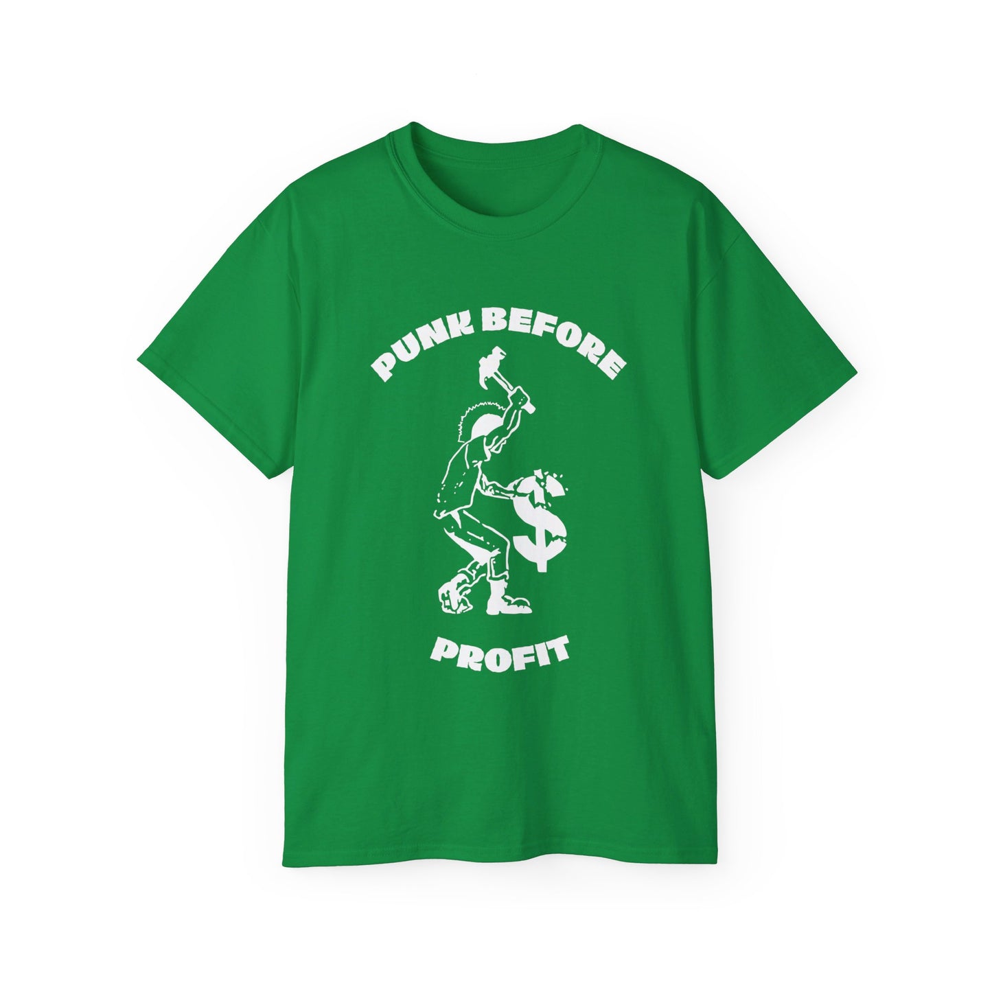 Punk Before Profit Music Anti Capitalist Leftist Unisex Ultra Cotton Tee