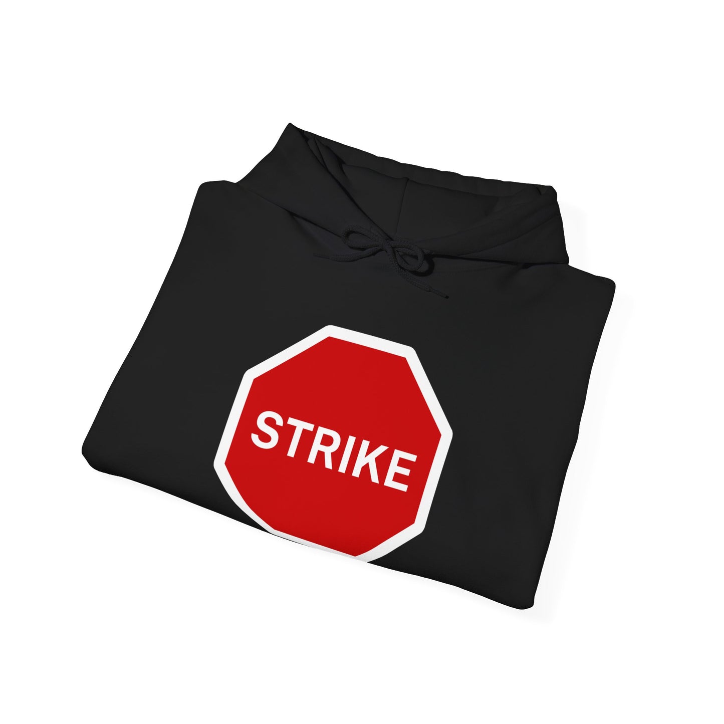 Labour Union Strike Stop Sign Red Leftist Socialist Trade Union Hoodie Unisex Heavy Blend Hooded Sweatshirt