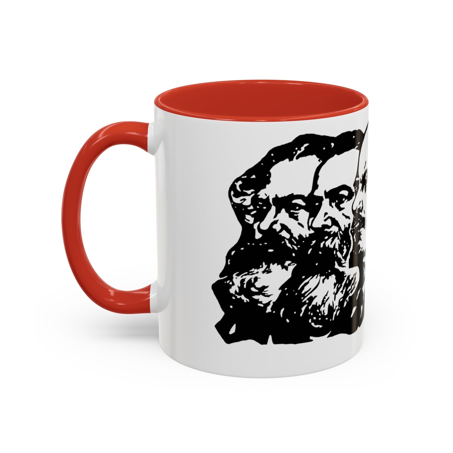 Marx Engels Lenin Stalin and Mao Communist Marxist Accent Coffee Mug