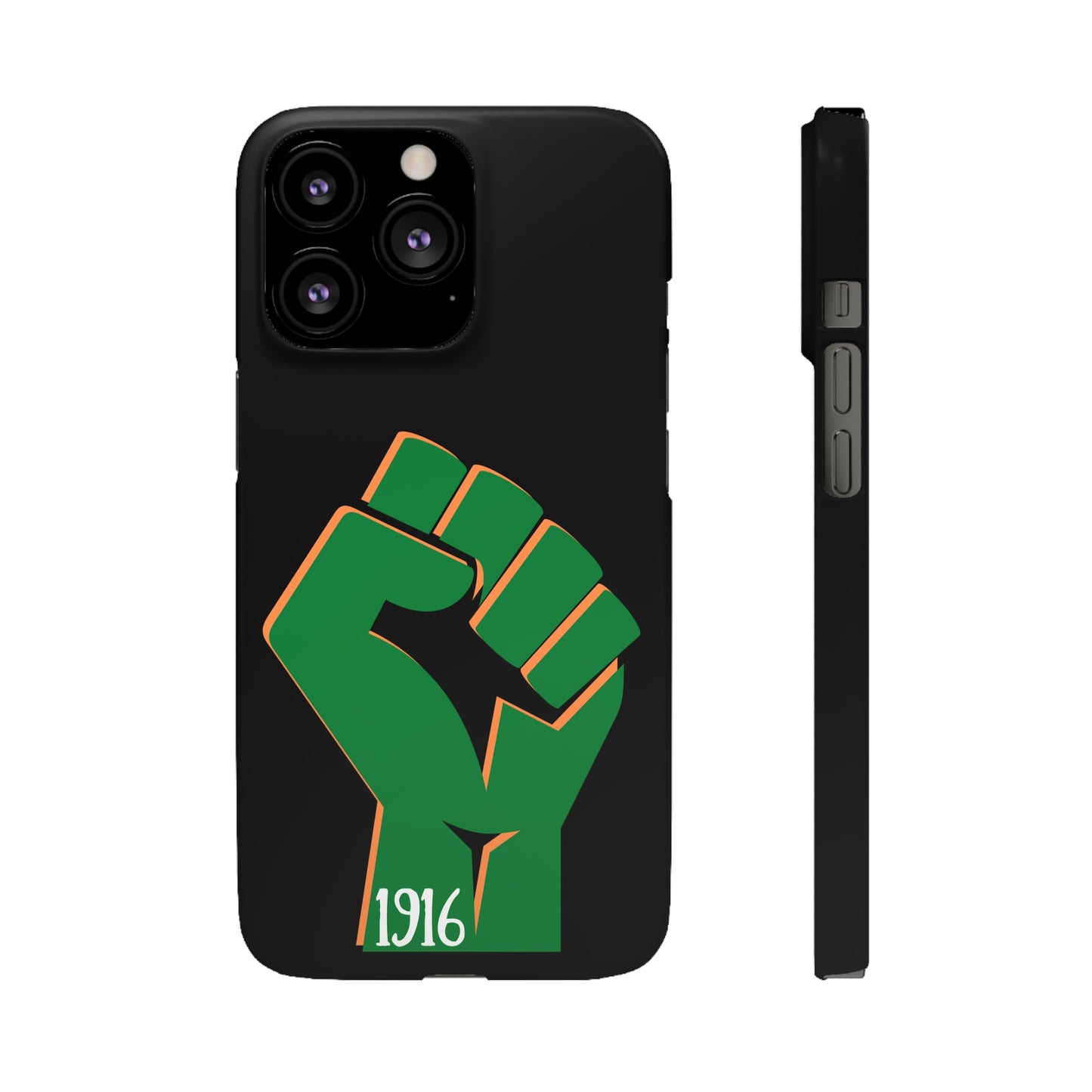 Irish Flag Fist Tricolour 1916 Easter Rising IRA Commemorative iPhone and Samsung Galaxy Snap Phone Cases