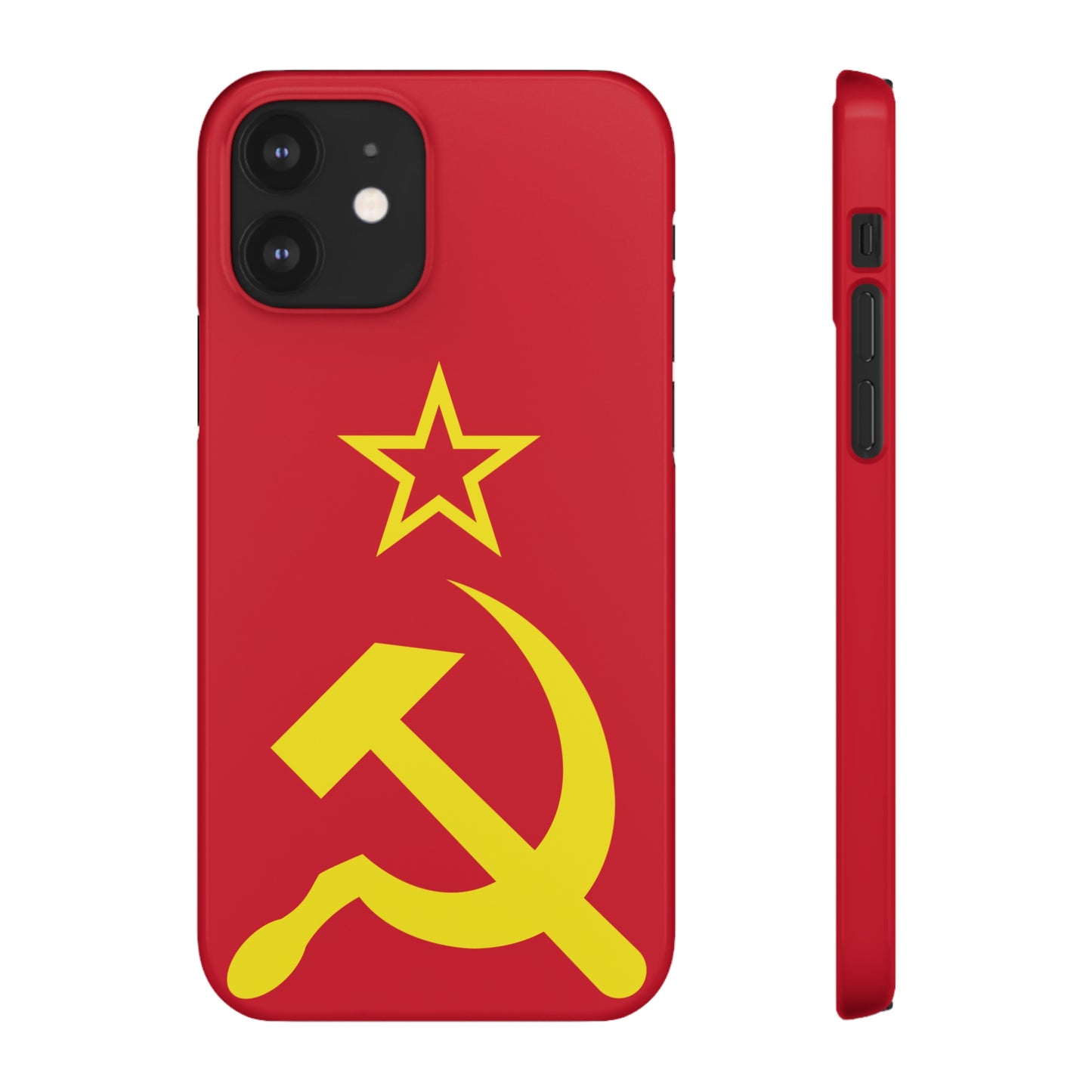 Leftist Hammer and Sickle Communist Socialist iPhone and Galaxy Snap Cases