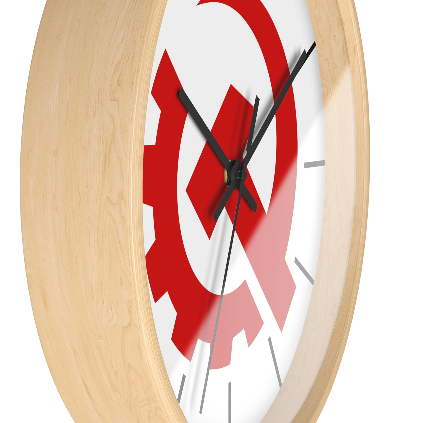 USSR Soviet Industrial Style Hammer and Sickle Socialist Communist Wall Clock