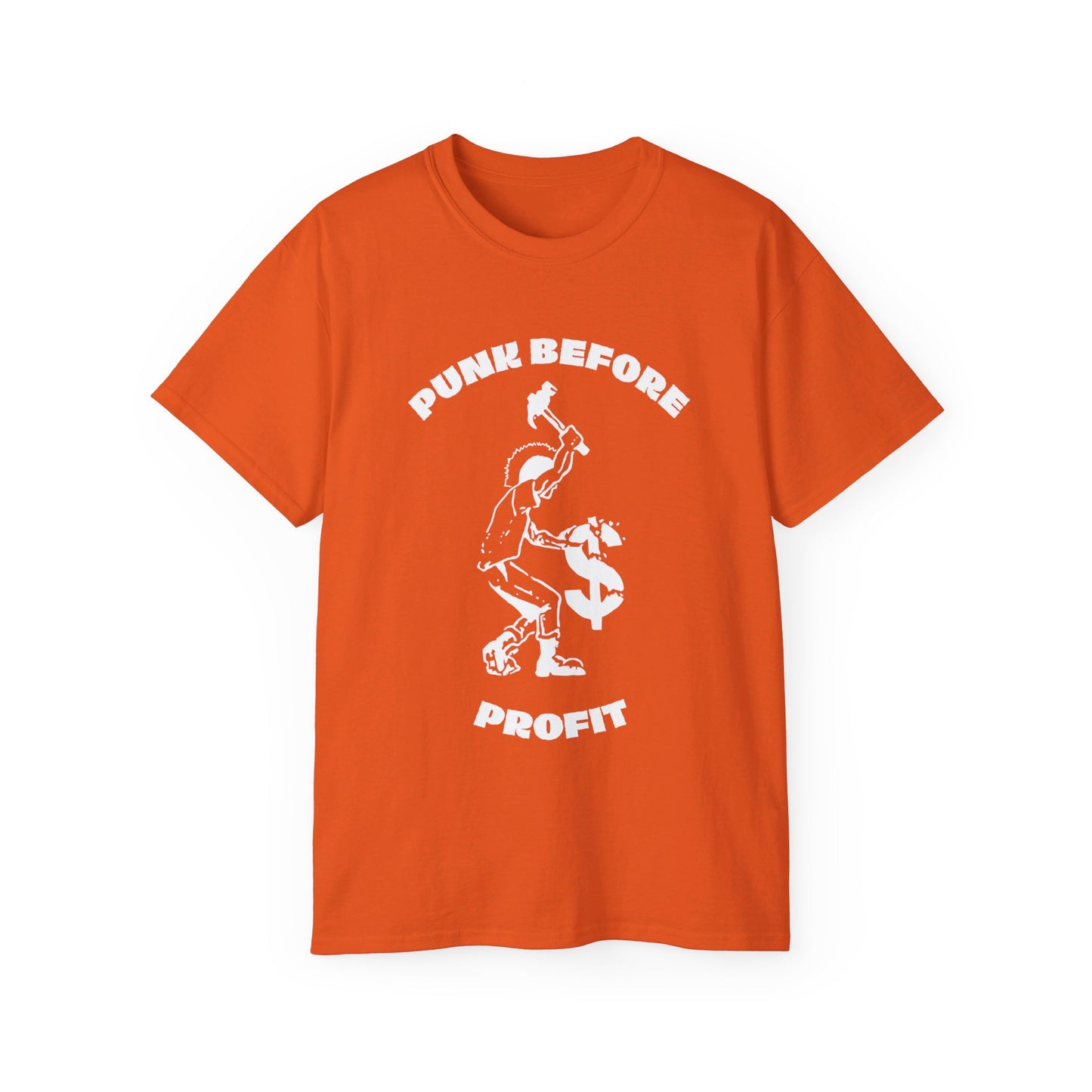 Punk Before Profit Music Anti Capitalist Leftist Unisex Ultra Cotton Tee