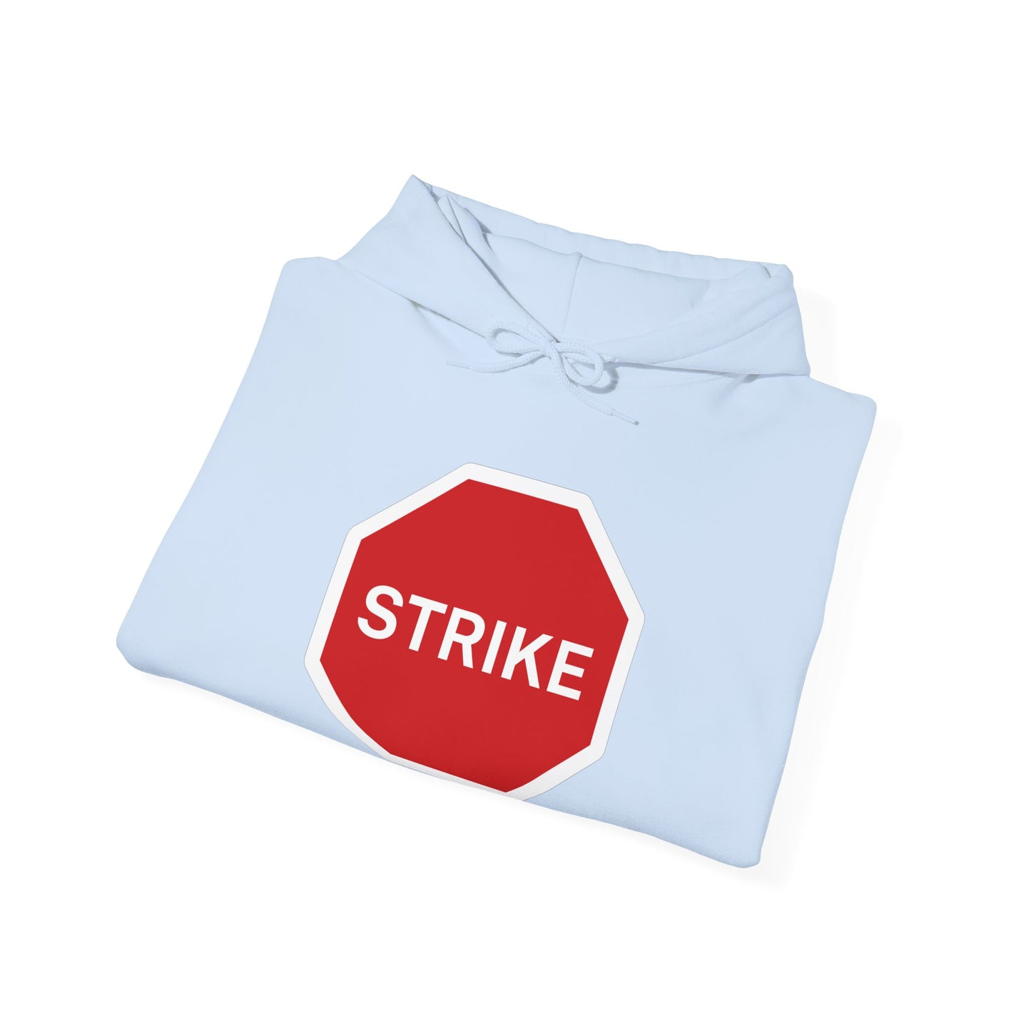 Labour Union Strike Stop Sign Red Leftist Socialist Trade Union Hoodie Unisex Heavy Blend Hooded Sweatshirt