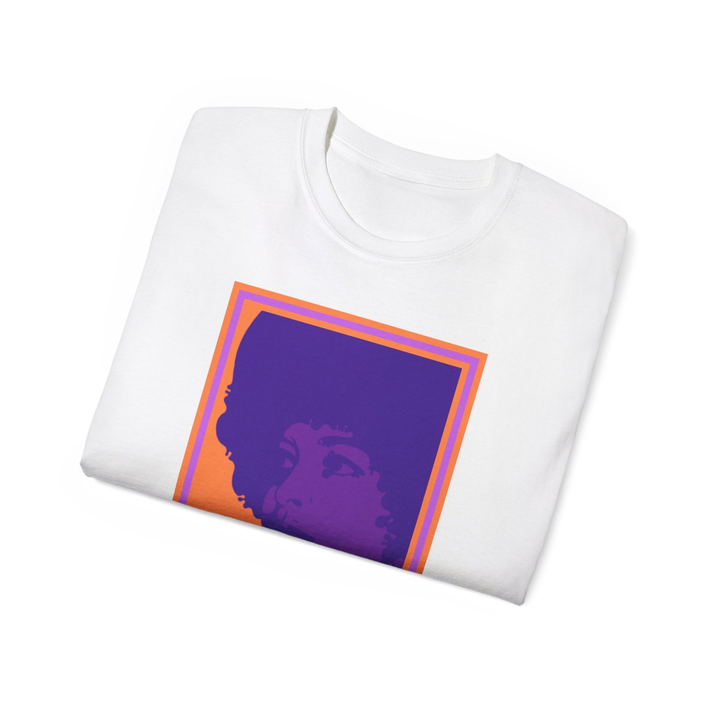 Angela Davis Feminist Activist 70's Retro Leftist BLM Unisex Ultra Cotton Tee