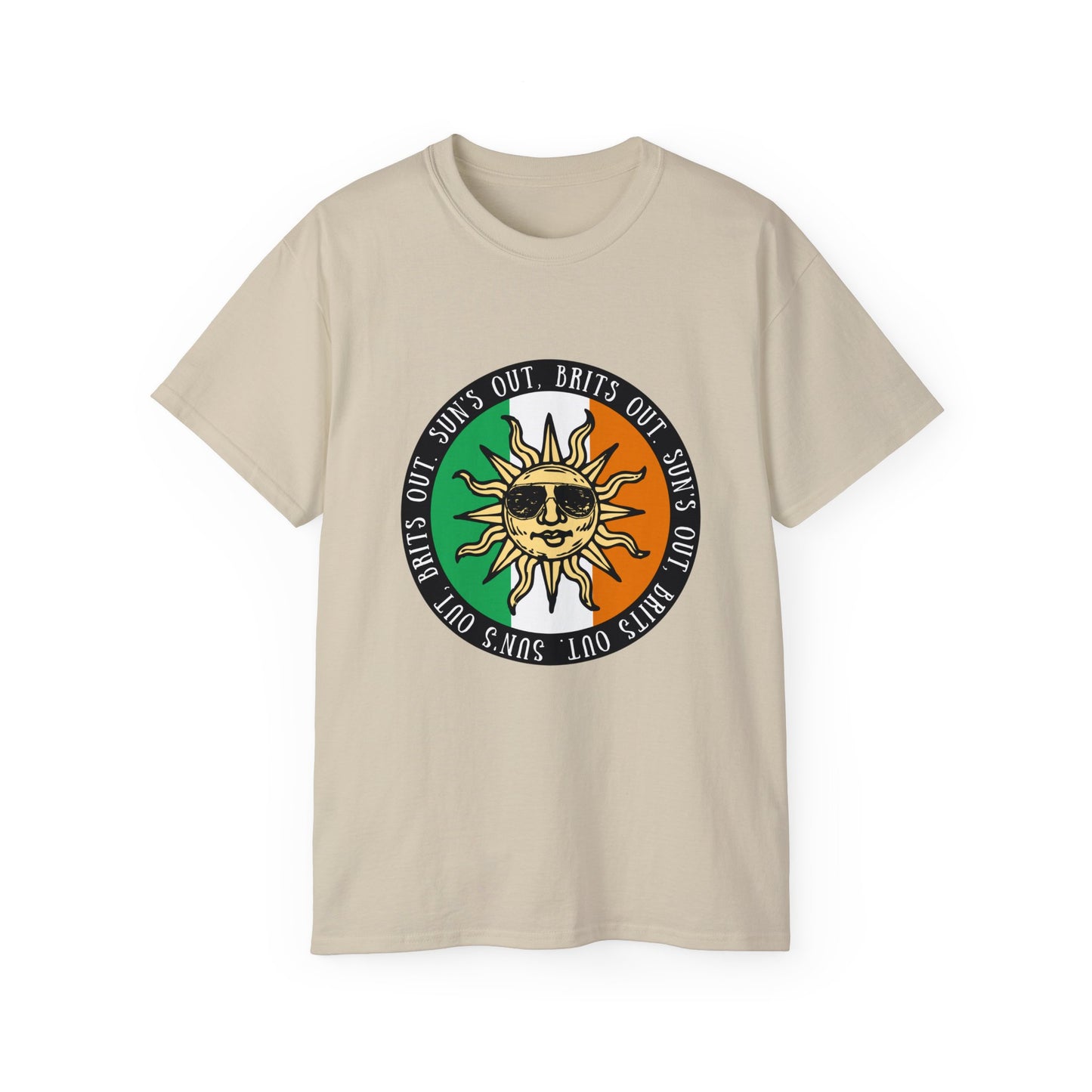 United Ireland Irish Republican Army Sun's Out Brits Out IRA Erin go Bragh Tiocfaidh ár lá Unisex Ultra Cotton Tee