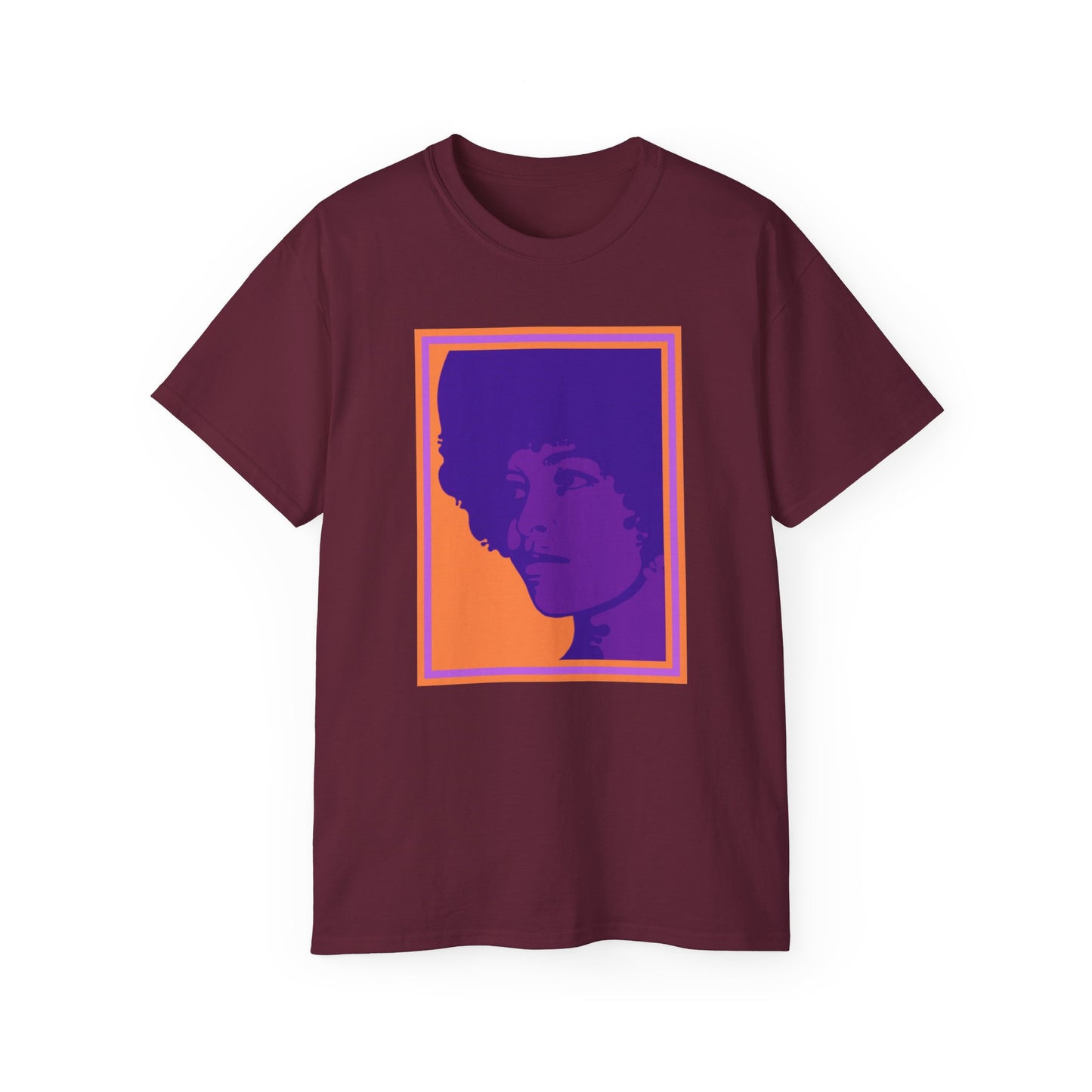 Angela Davis Feminist Activist 70's Retro Leftist BLM Unisex Ultra Cotton Tee