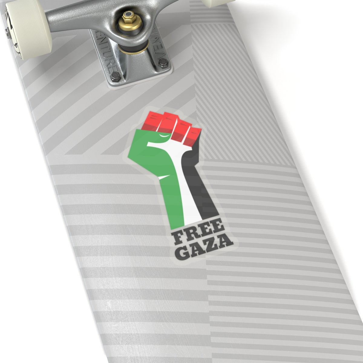 Palestine Free Gaza Palestinian Flag Fist Free Palestine Solidarity Kiss-Cut Sticker