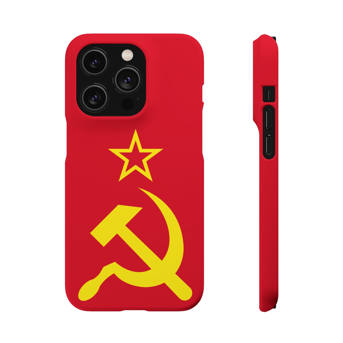 Leftist Hammer and Sickle Communist Socialist iPhone and Galaxy Snap Cases