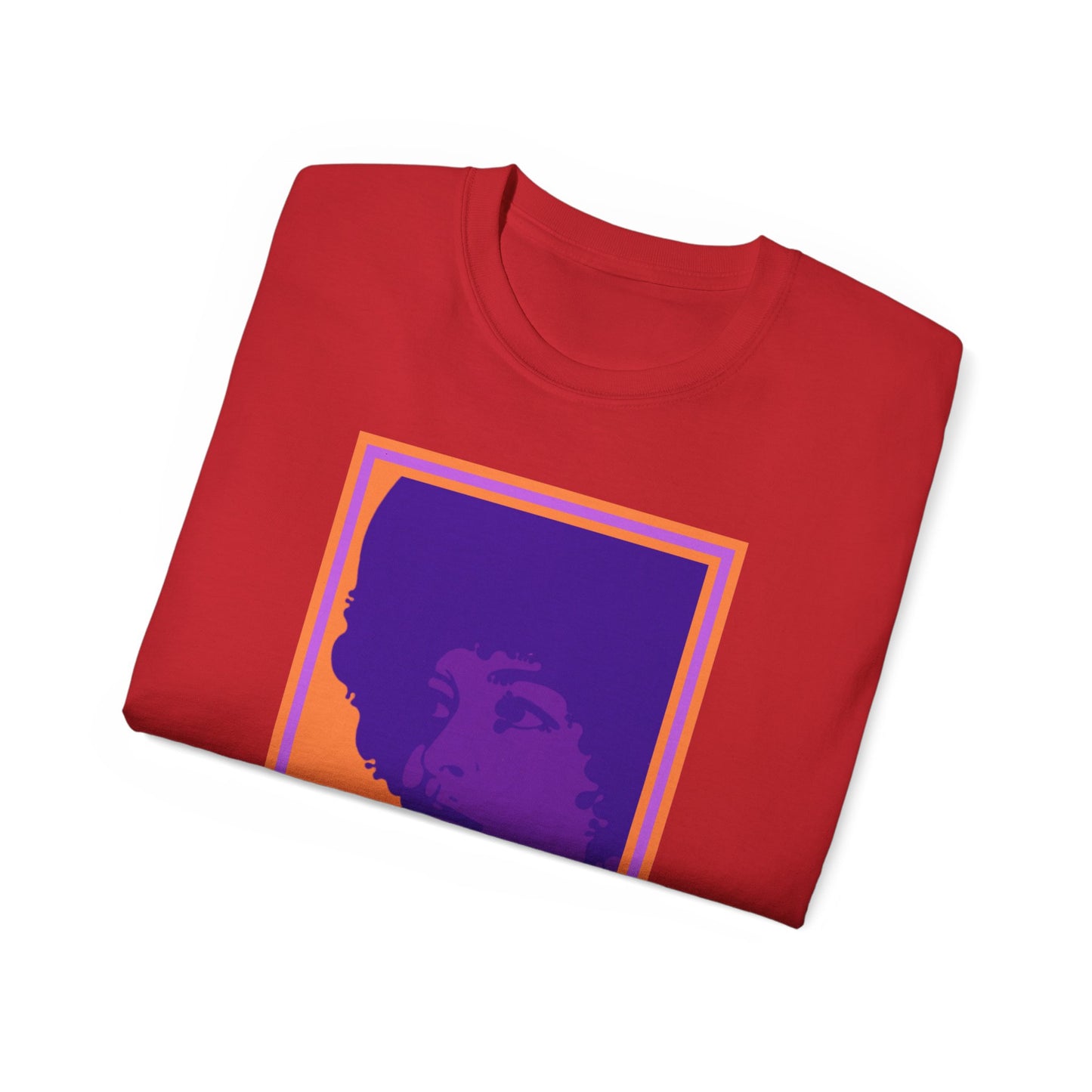 Angela Davis Feminist Activist 70's Retro Leftist BLM Unisex Ultra Cotton Tee