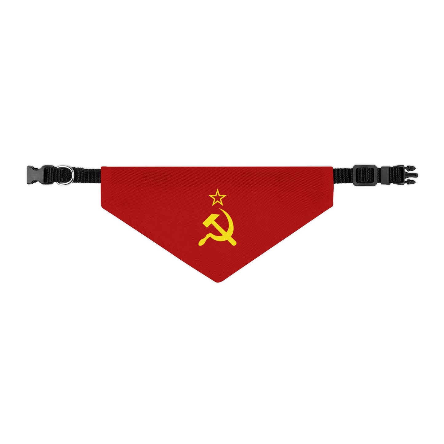 Communist Dog Hammer and Sickle Socialist Pet Bandana Collar