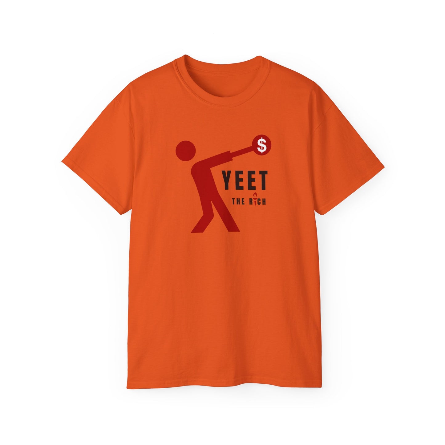 Yeet The Rich Socialist Communist Anti Capitalist Hammer Throw Track and Field Unisex Ultra Cotton Tee