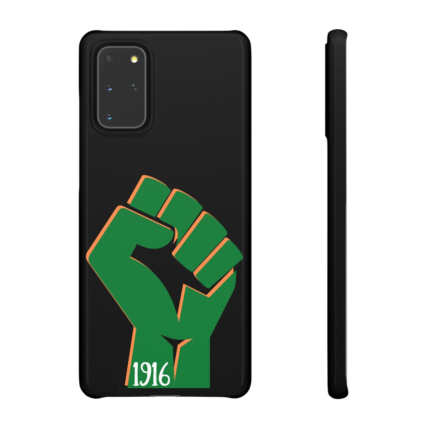 Irish Flag Fist Tricolour 1916 Easter Rising IRA Commemorative iPhone and Samsung Galaxy Snap Phone Cases