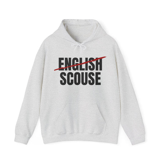 Scouse Not English Liverpool Scouser People's Republic of Liverpool Unisex Heavy Blend Hooded Sweatshirt