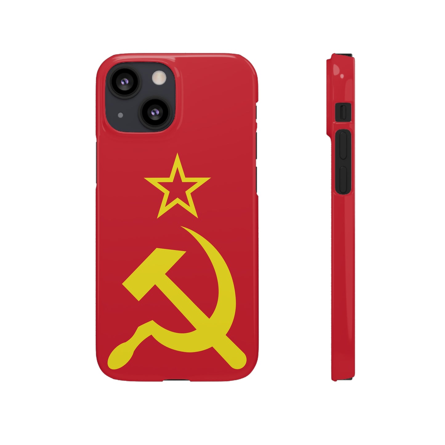 Leftist Hammer and Sickle Communist Socialist iPhone and Galaxy Snap Cases