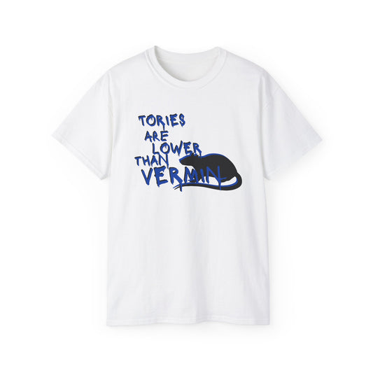 Nye Bevan Tories Are Lower Than Vermin Quote Socialist Unisex Ultra Cotton Tee