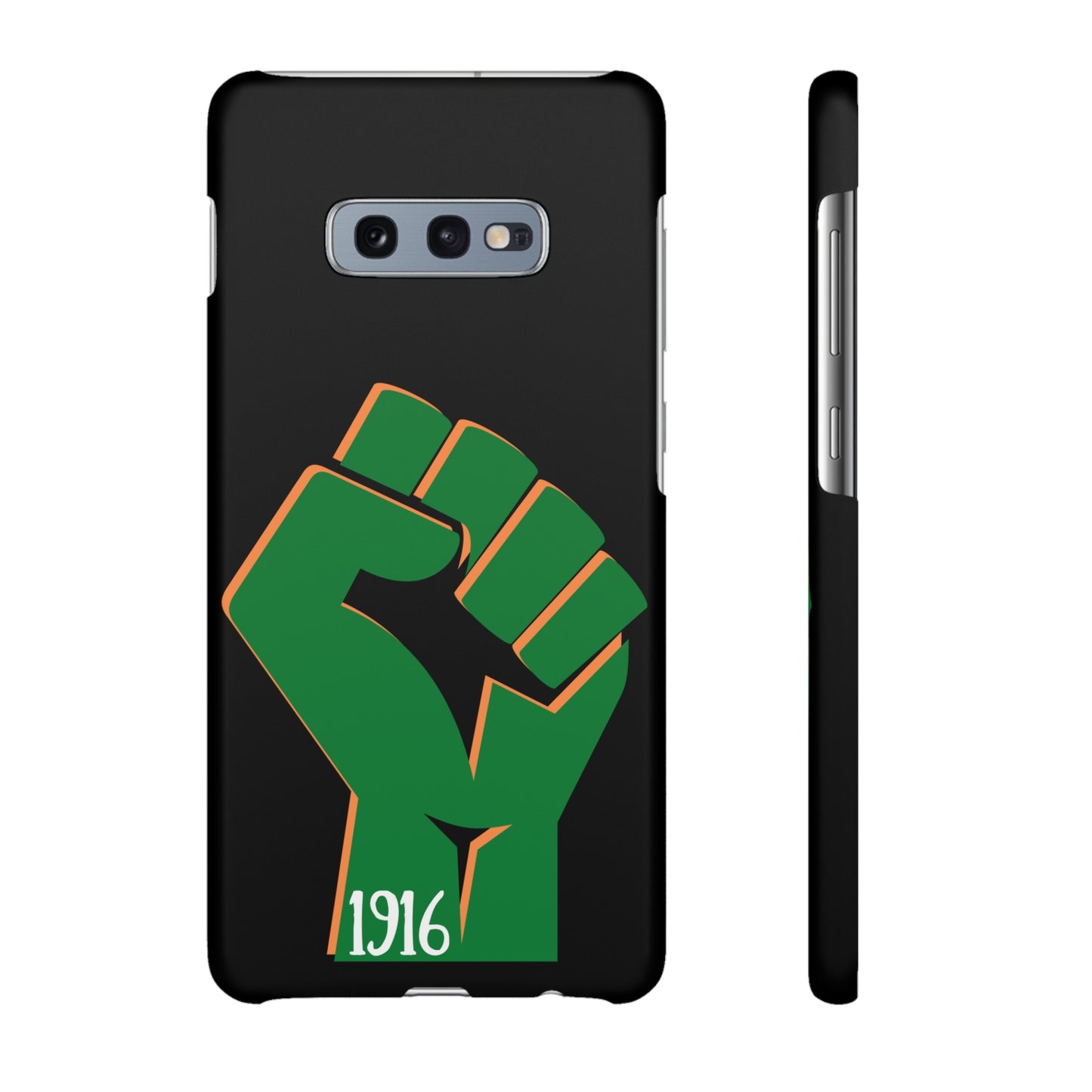 Irish Flag Fist Tricolour 1916 Easter Rising IRA Commemorative iPhone and Samsung Galaxy Snap Phone Cases