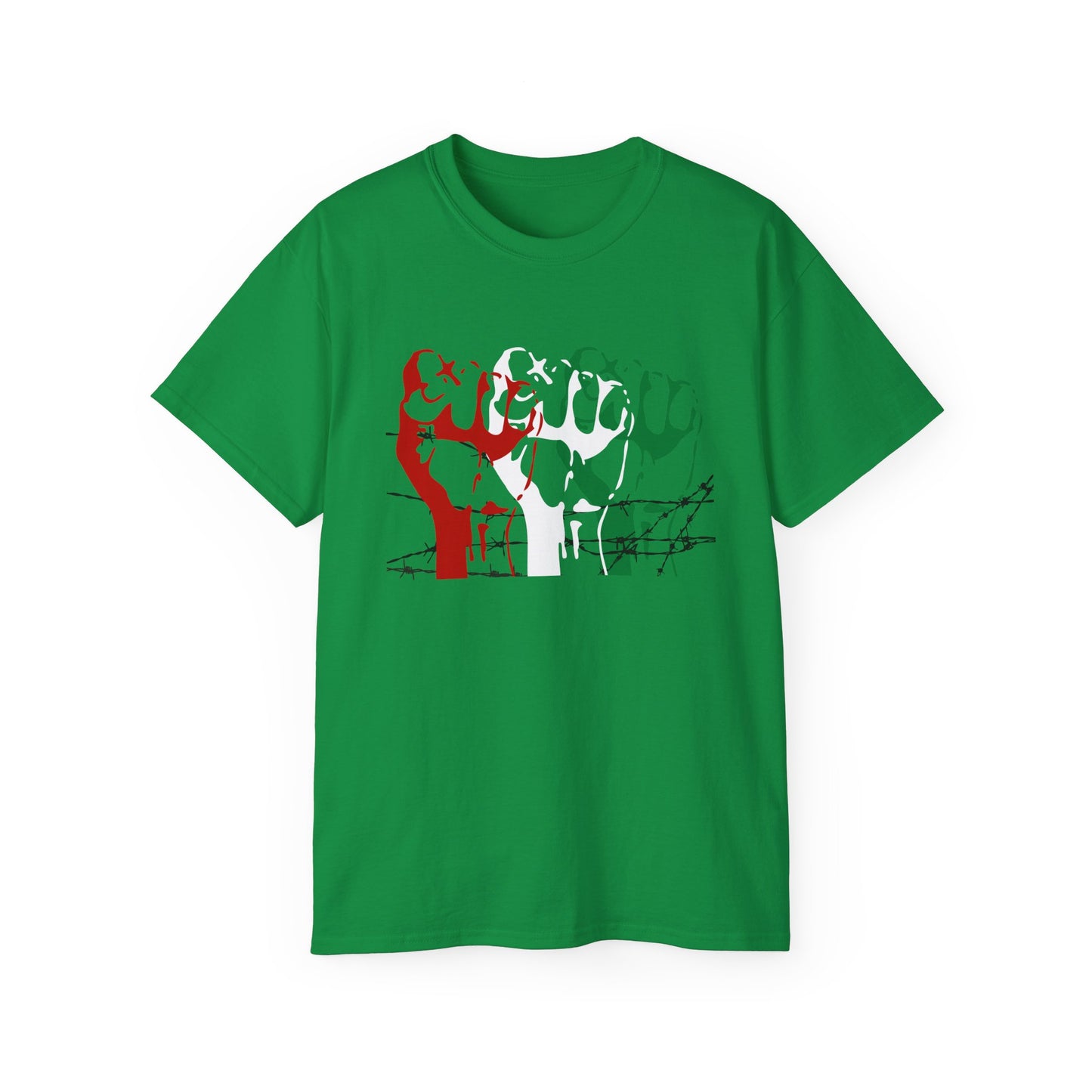 Free Palestine Palestinian Solidarity Flag Unisex Ultra Cotton Tee