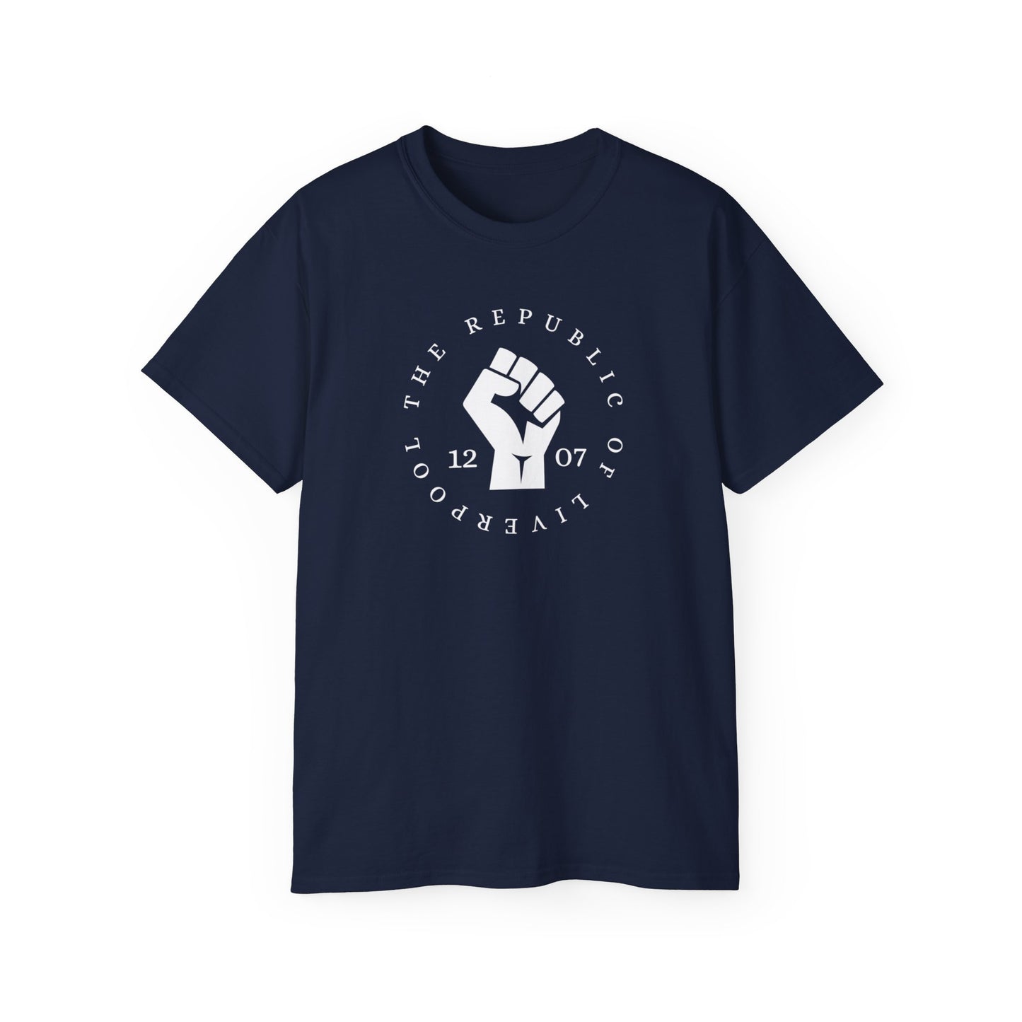 Scouse The Republic of Liverpool 1207 Fist Scouser Unisex Ultra Cotton Tee