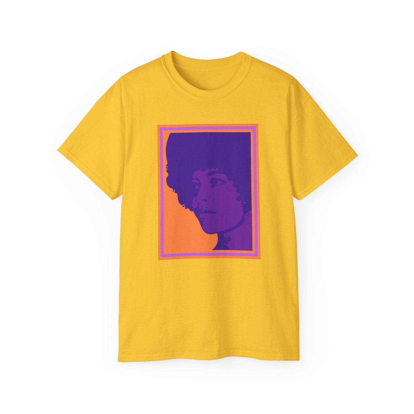 Angela Davis Feminist Activist 70's Retro Leftist BLM Unisex Ultra Cotton Tee