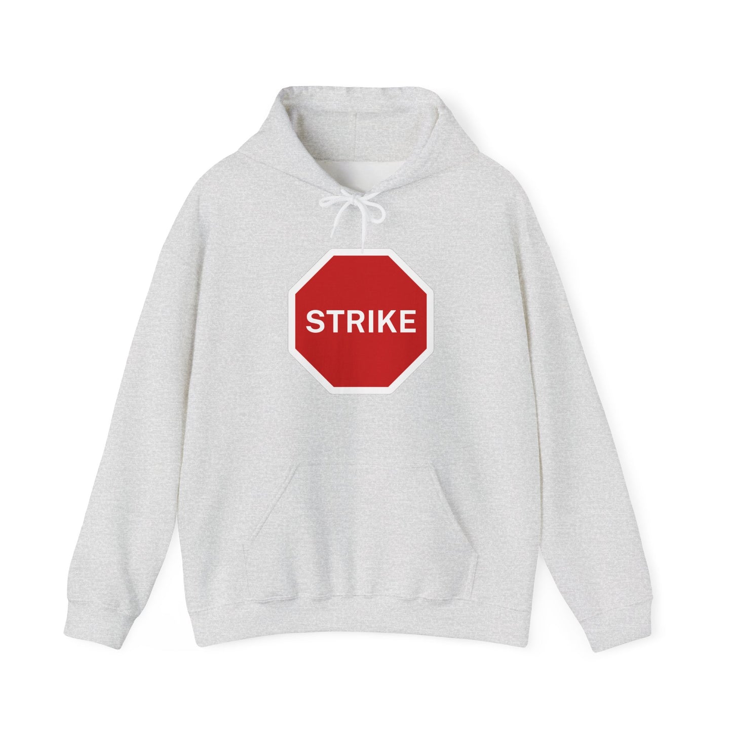 Labour Union Strike Stop Sign Red Leftist Socialist Trade Union Hoodie Unisex Heavy Blend Hooded Sweatshirt
