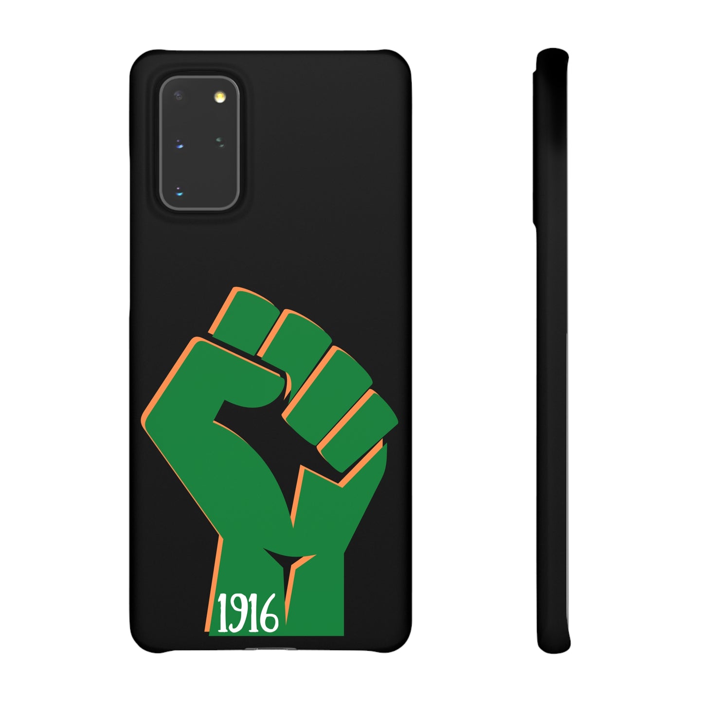 Irish Flag Fist Tricolour 1916 Easter Rising IRA Commemorative iPhone and Samsung Galaxy Snap Phone Cases