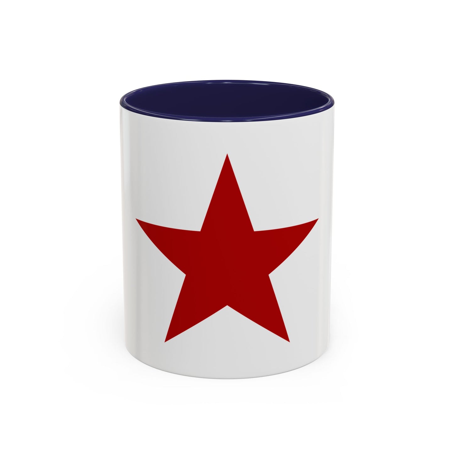 Socialist Red Star Inside Colour Accent Communist 11oz Coffee Mug