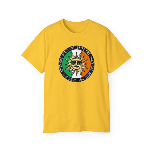 United Ireland Irish Republican Army Sun's Out Brits Out IRA Erin go Bragh Tiocfaidh ár lá Unisex Ultra Cotton Tee