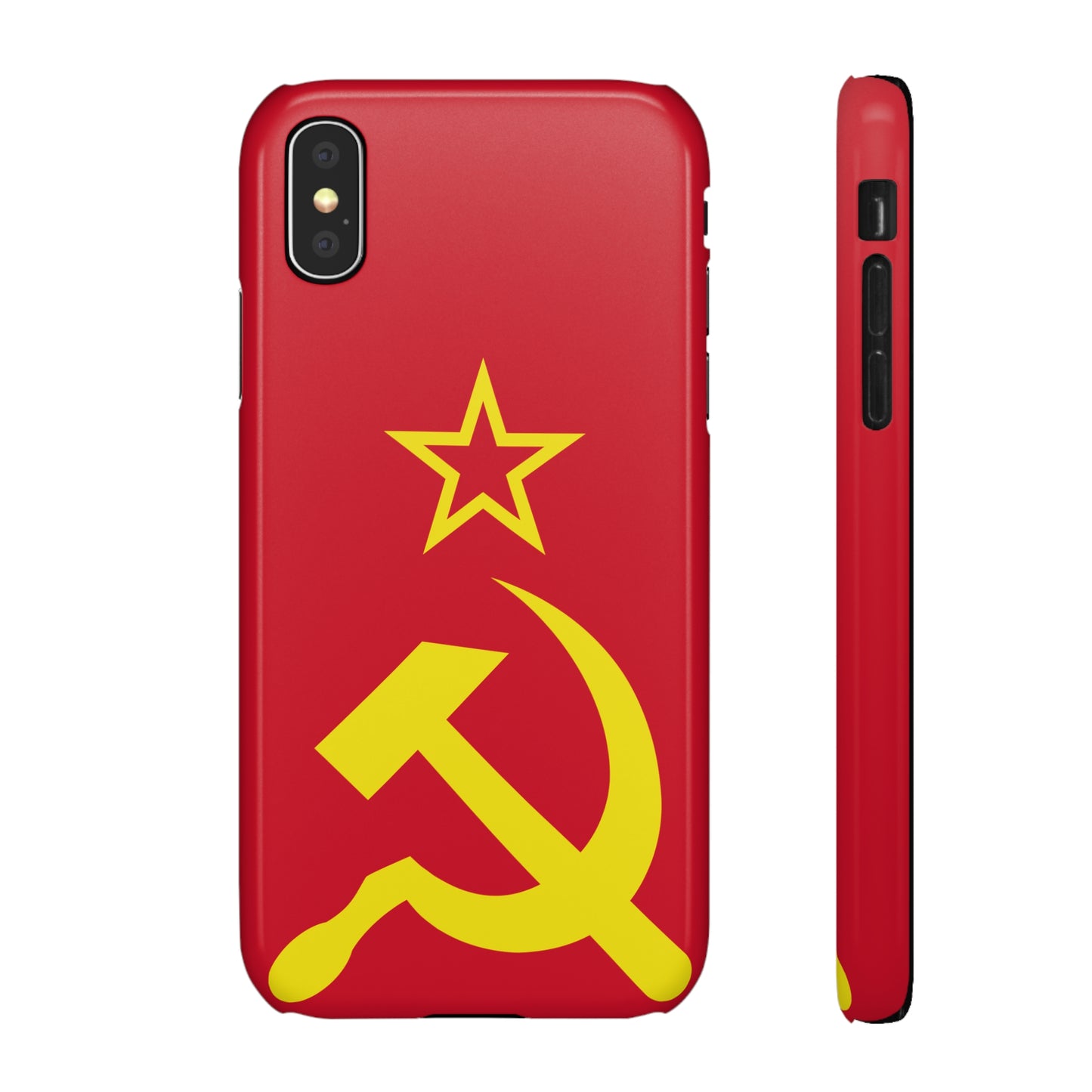 Leftist Hammer and Sickle Communist Socialist iPhone and Galaxy Snap Cases