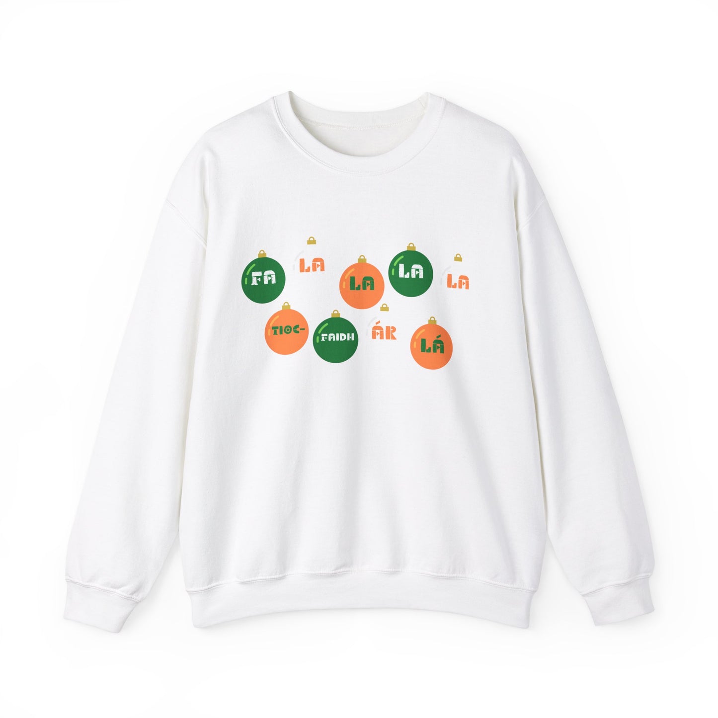 Irish Republican Army Tiocfaidh ár lá United Ireland IRA Deck The Halls Baubles Christmas Jumper Unisex Heavy Blend Crewneck Xmas Sweatshi