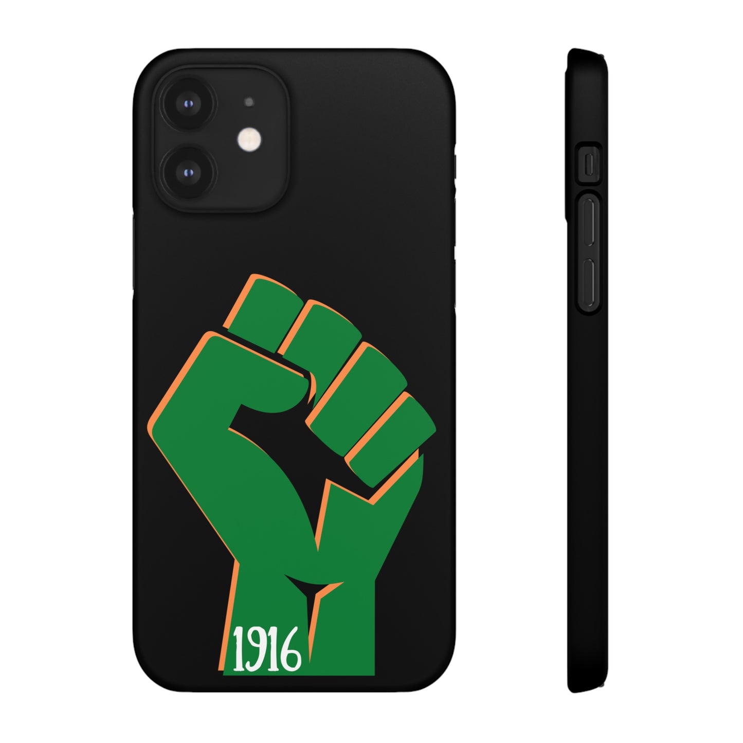 Irish Flag Fist Tricolour 1916 Easter Rising IRA Commemorative iPhone and Samsung Galaxy Snap Phone Cases