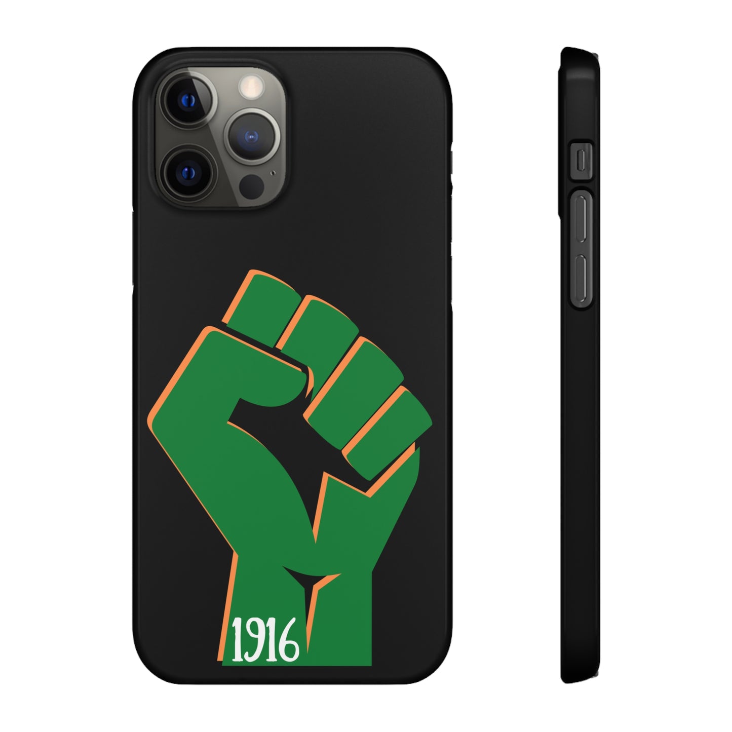 Irish Flag Fist Tricolour 1916 Easter Rising IRA Commemorative iPhone and Samsung Galaxy Snap Phone Cases