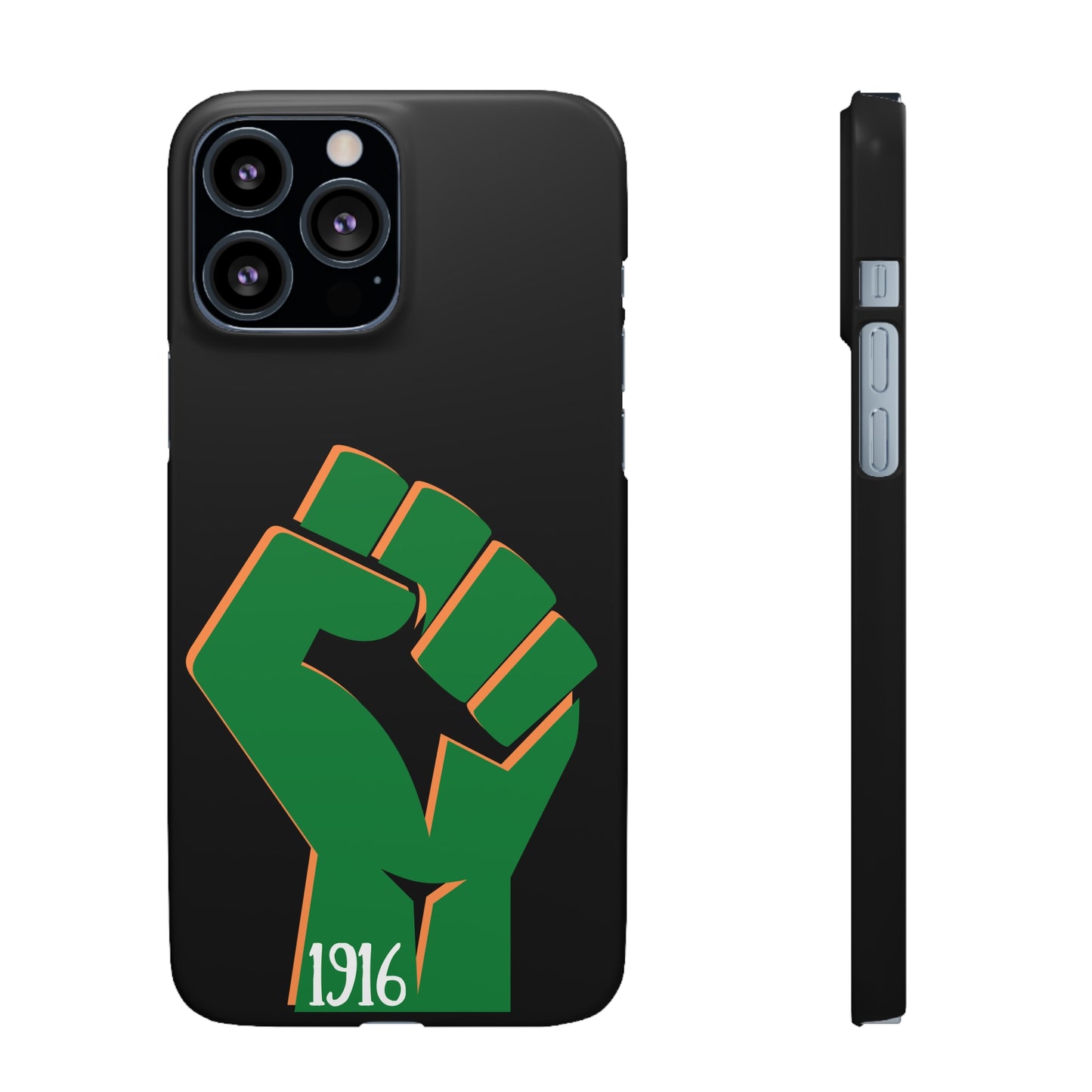 Irish Flag Fist Tricolour 1916 Easter Rising IRA Commemorative iPhone and Samsung Galaxy Snap Phone Cases