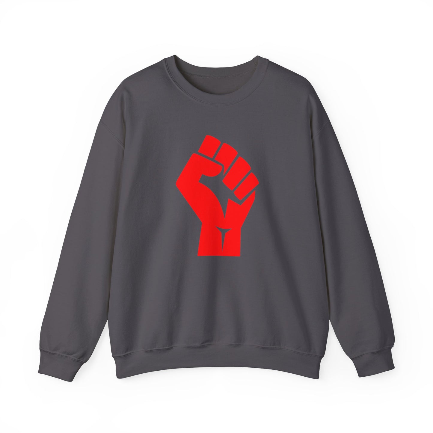 Leftist Solidarity Red Fist Socialist Communist Unisex Heavy Blend™ Crewneck Sweatshirt