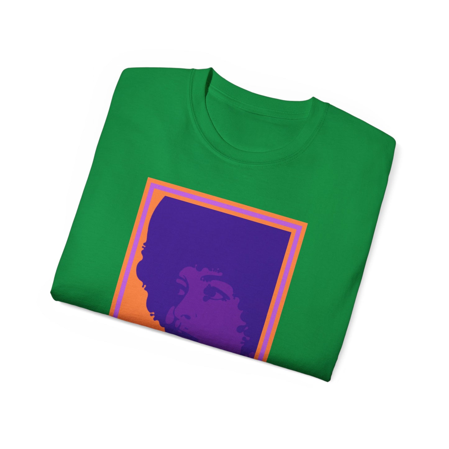 Angela Davis Feminist Activist 70's Retro Leftist BLM Unisex Ultra Cotton Tee