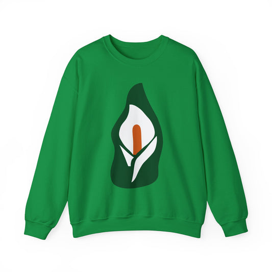 Irish Republican Easter Rising Lily 1916 Tiocfaidh ár lá Erin go Bragh St Patrick's Day Unisex Heavy Blend™ Crewneck Sweatshirt