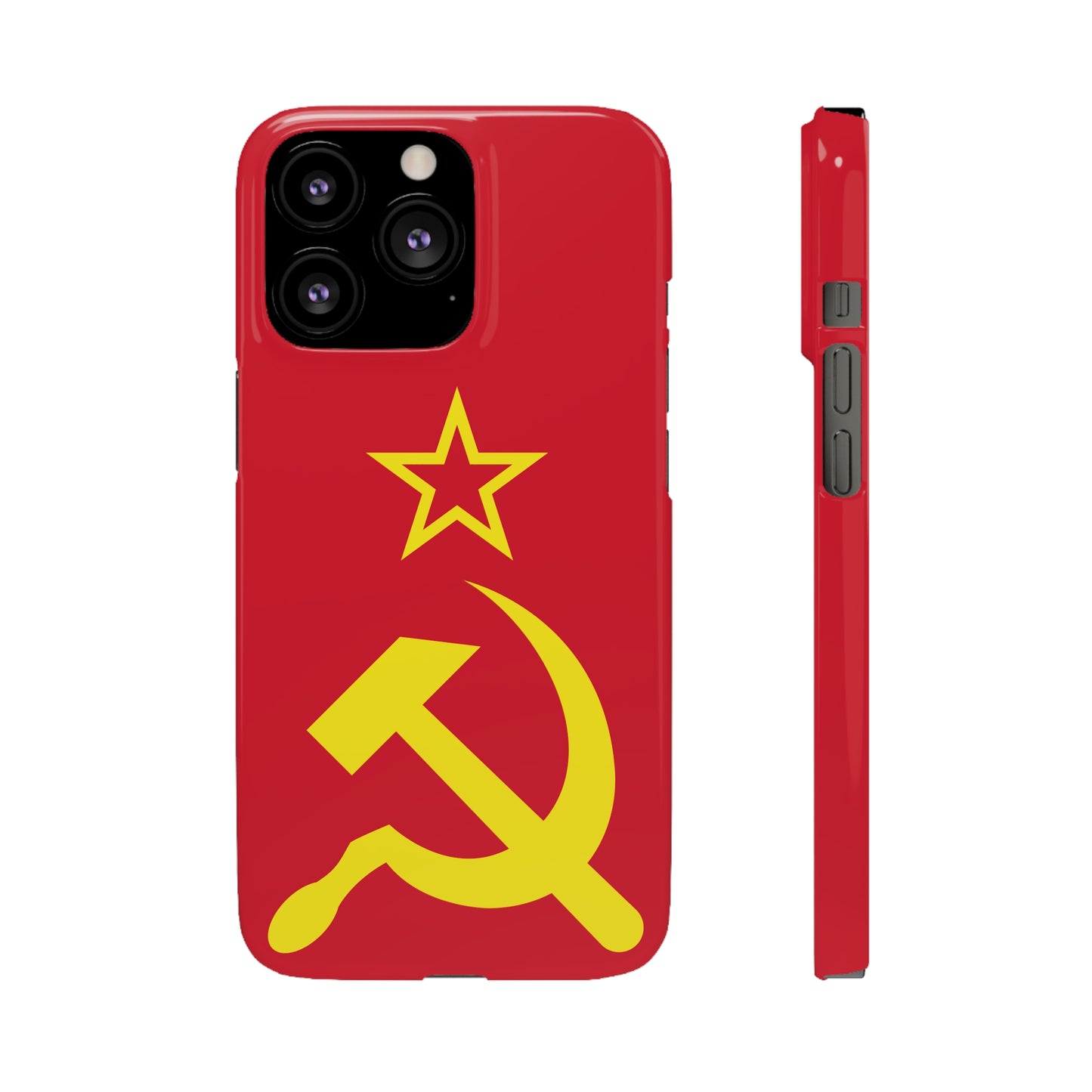 Leftist Hammer and Sickle Communist Socialist iPhone and Galaxy Snap Cases