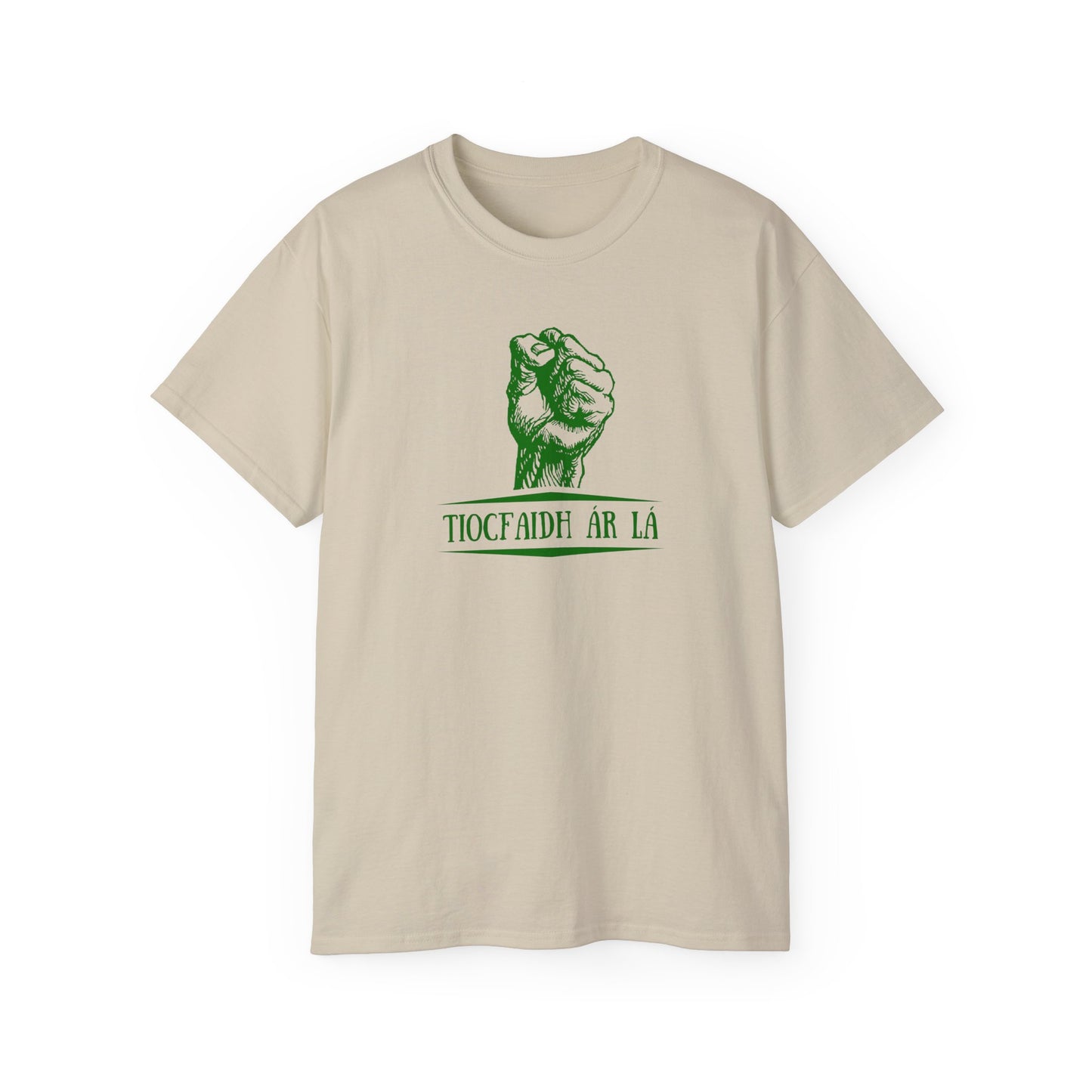 United Ireland Tiocfaidh ár lá Fist Our Day Will Come Irish Republican IRA Erin go Bragh Fenian Unisex Ultra Cotton Tee