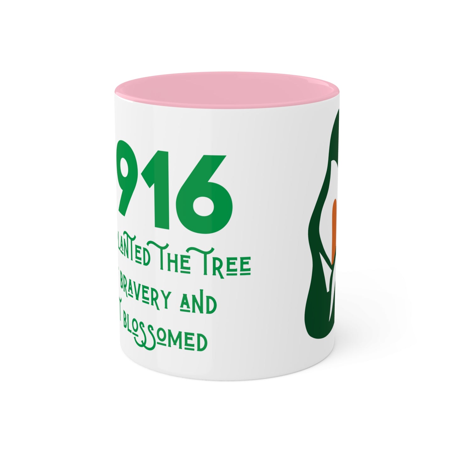 Irish 1916 Easter Rising We Planted the Tree of Bravery United Ireland Erin go Bragh Tiocfaidh ár la Irish Republican Colourful Mug