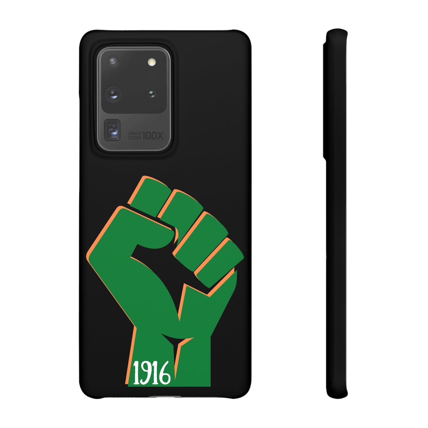 Irish Flag Fist Tricolour 1916 Easter Rising IRA Commemorative iPhone and Samsung Galaxy Snap Phone Cases