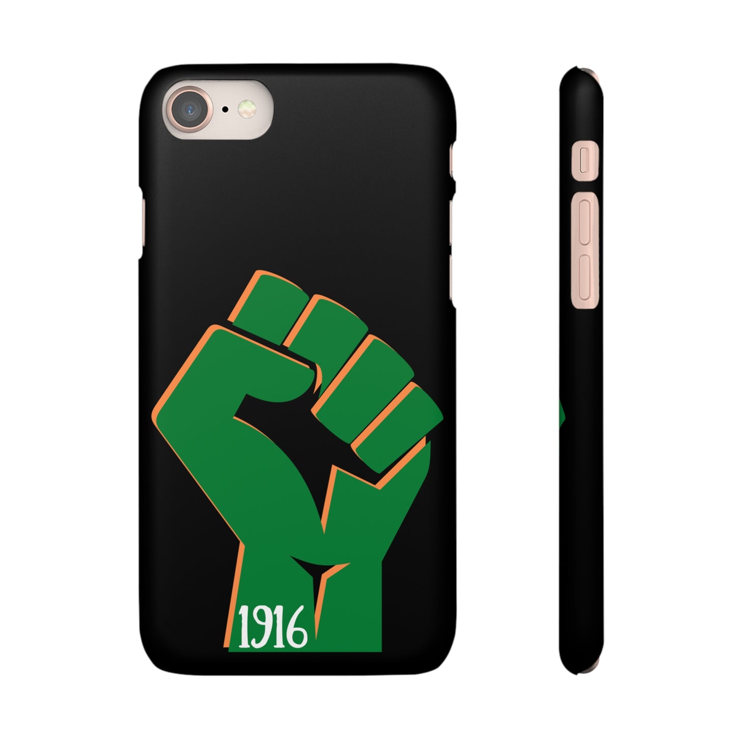 Irish Flag Fist Tricolour 1916 Easter Rising IRA Commemorative iPhone and Samsung Galaxy Snap Phone Cases