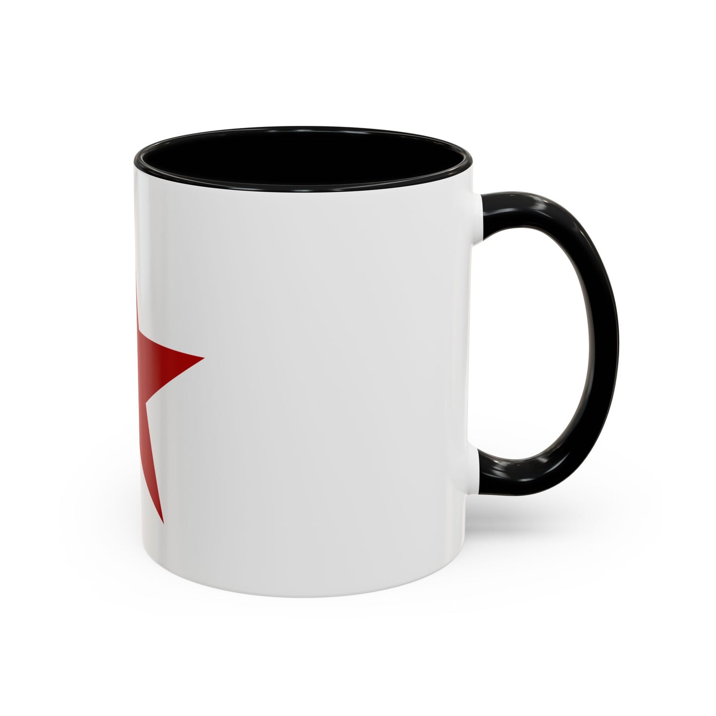 Socialist Red Star Inside Colour Accent Communist 11oz Coffee Mug