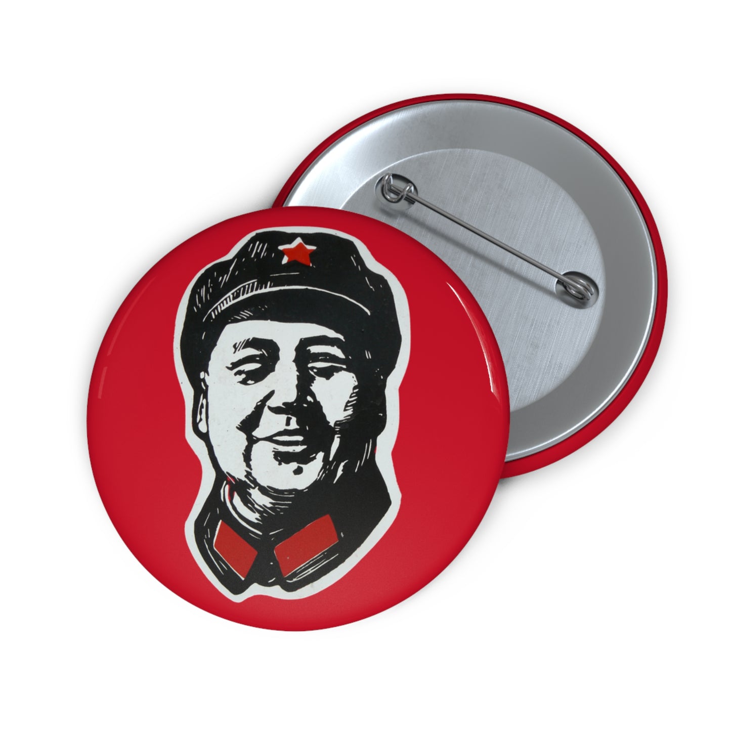 Chairman Mao Zedong Communist CCP China Pin Badge Button