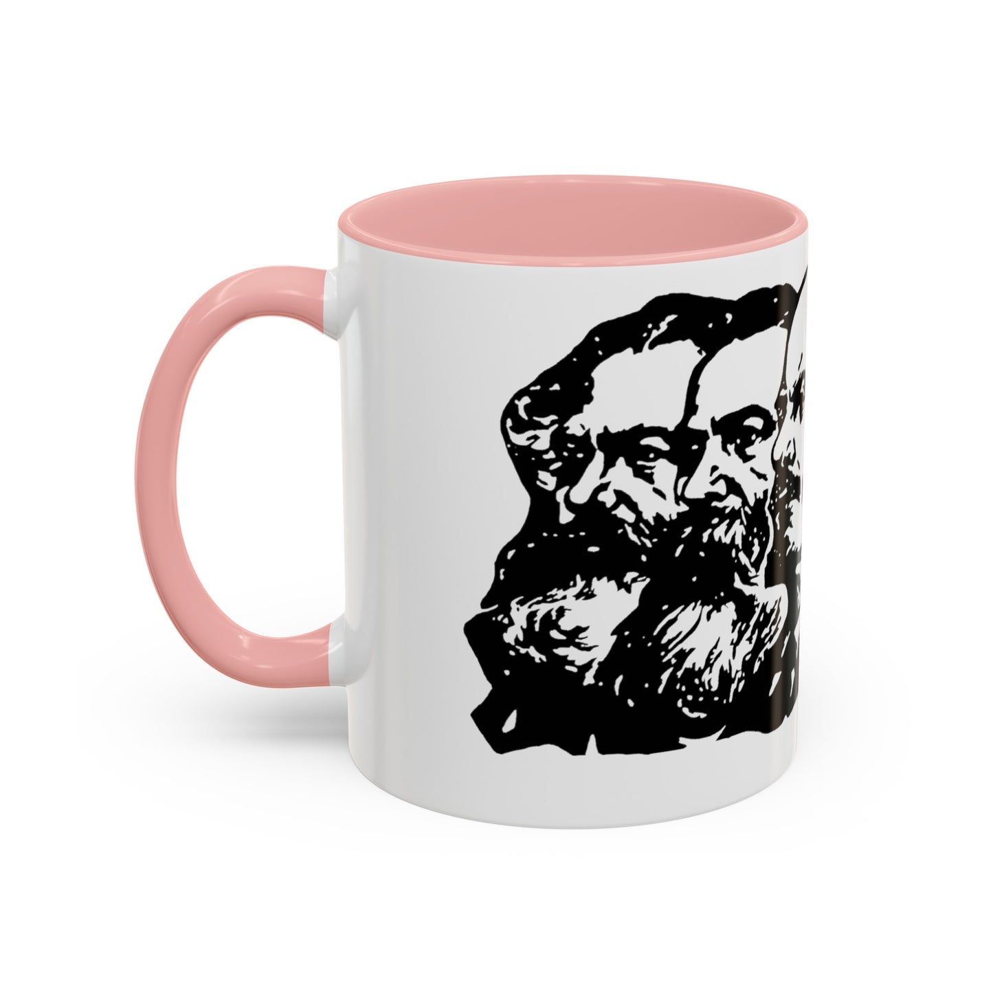 Marx Engels Lenin Stalin and Mao Communist Marxist Accent Coffee Mug