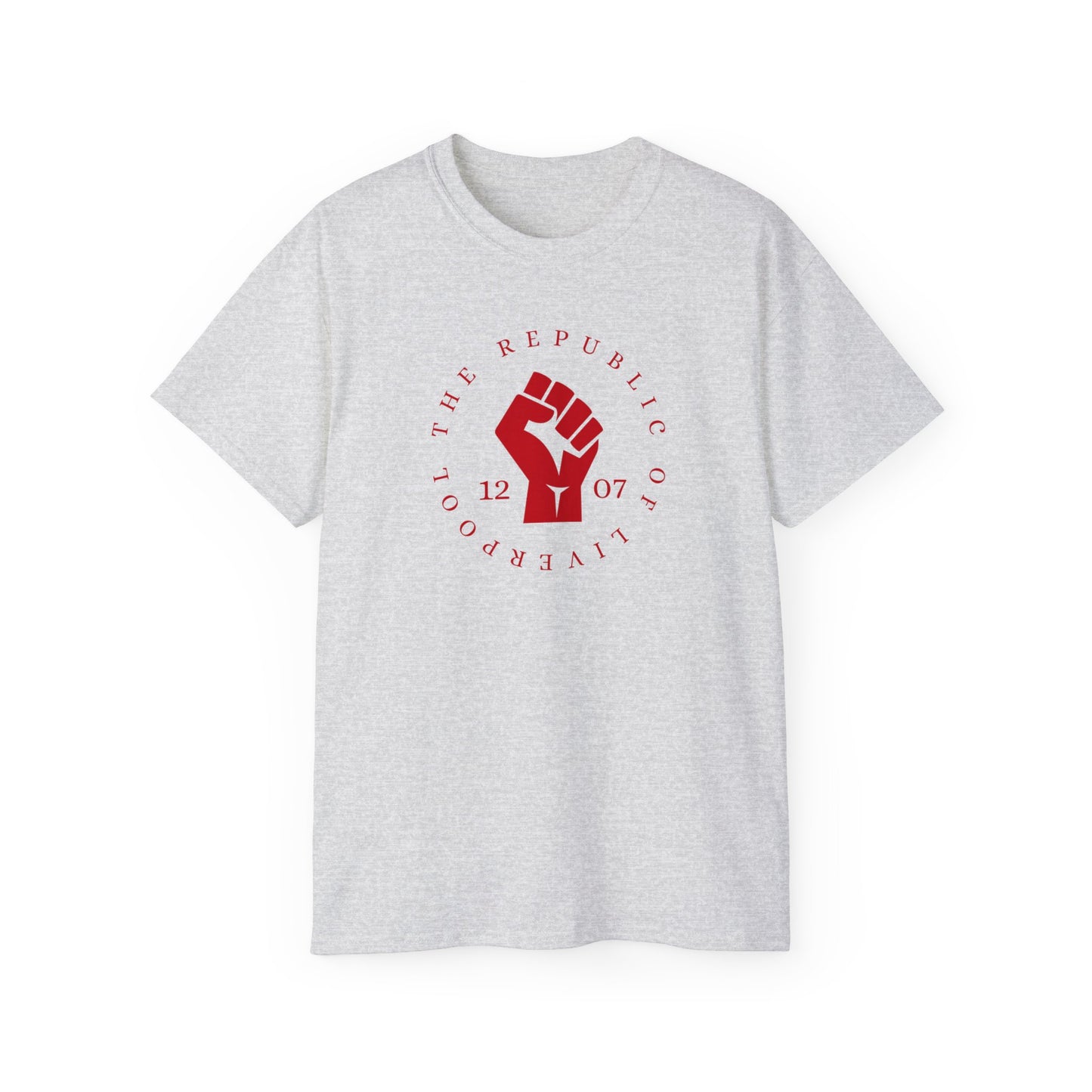 Scouse The Republic of Liverpool 1207 Fist Scouser Unisex Ultra Cotton Tee