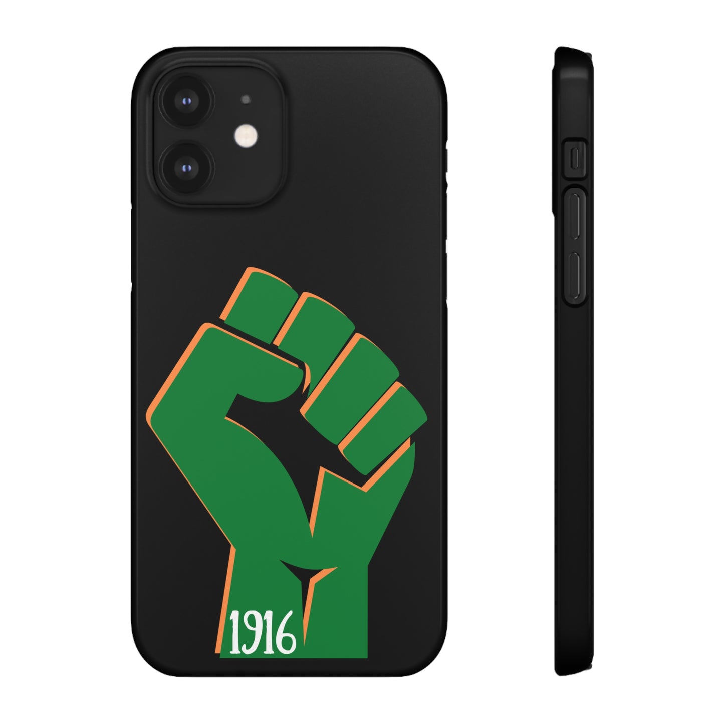 Irish Flag Fist Tricolour 1916 Easter Rising IRA Commemorative iPhone and Samsung Galaxy Snap Phone Cases